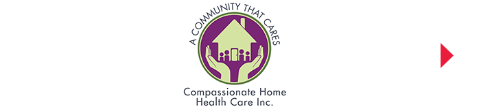 A Community that Cares. Compassionate Home Health Care Inc. Logo